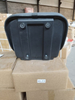 Gray PVC Leather Fixed Tractor Operator Seat, Simple Lightweight Machinery Seat for Mini Excavator Forklift Lawn Mower FD-826