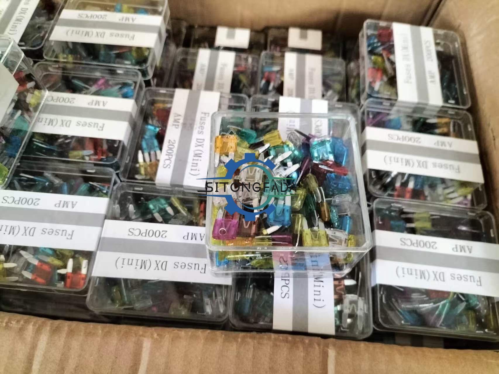 Wholesale Assorted Mini Blade Fuse Mixed AMP Tractor Automotive Circuit Protection Fuse Kit Box Agricultural Machinery 