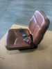 Brown PVC Compact Tractor Driver Seat with Safety Belt, Mini Farm Machinery Seat for Small Loader Excavator Forklift FD-218