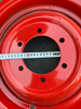Red Painted Agricultural Tractor Steel Wheel Rim 6 Bolt Holes Heavy Duty Farm Machinery Wheel Hub Replacement Rim for Small Tractor 7-16