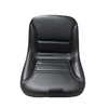Black One Piece Molded PVC Tractor Seat Universal Replacement Driver Seat For Lawn Mower Tractor Mini Excavator Forklift Small Agricultural Machinery Parts FD-826