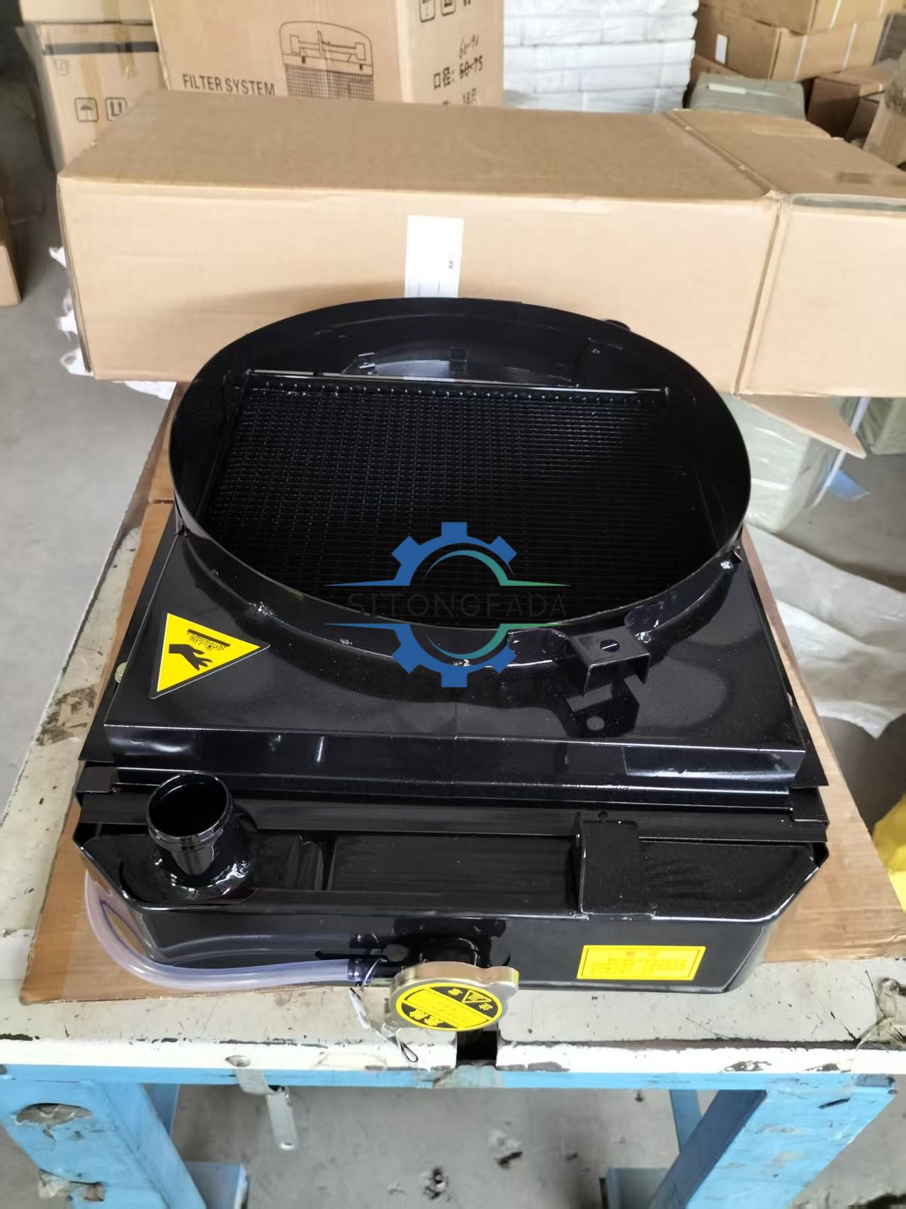 Factory Direct High Heat Exchange Water Radiator Anti-Corrosion Cooling Radiator for TY2100 Tractor Diesel Engine Cooling Unit