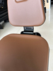 Adjustable Foldable Auxiliary Co-pilot Seat PVC Leather Mini Passenger Seat Bracket Mounted for Tractor Harvester Excavator Loader
