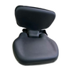 Black PVC Foldable Co-pilot Seat Compact Auxiliary Passenger Seat for Tractor Harvester Loader Excavator Farm Construction Machinery Secondary Seat