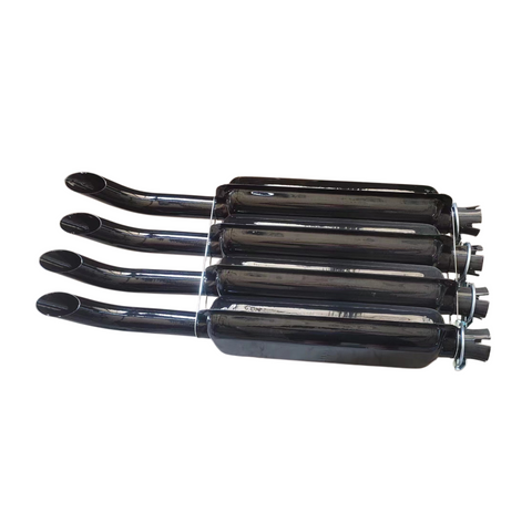 Black Painted Steel Tractor Muffler Exhaust Silencer Pipe for Agricultural Farm Machinery Engine Replacement Parts ST-025