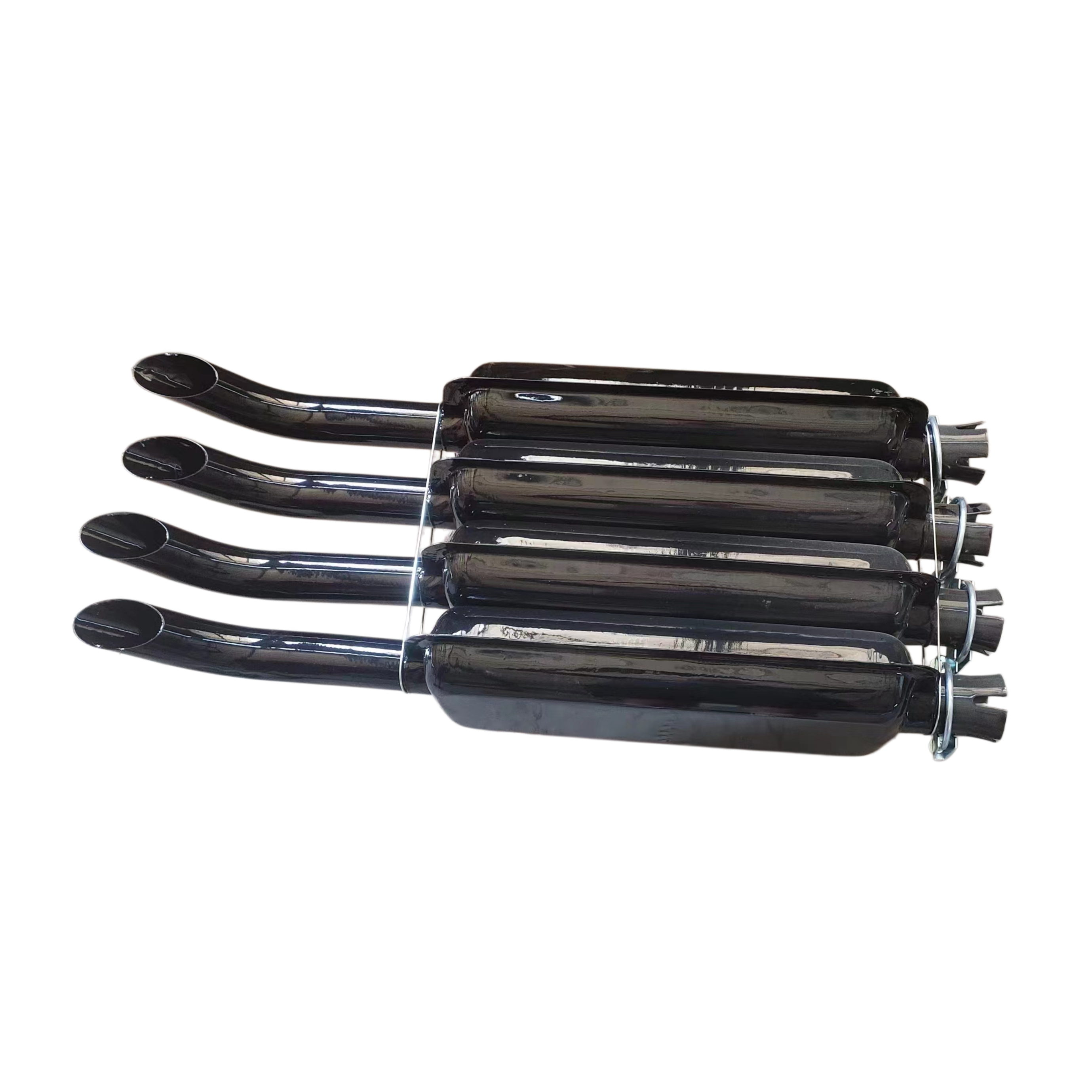 Black Painted Steel Tractor Muffler Exhaust Silencer Pipe for Agricultural Farm Machinery Engine Replacement Parts ST-025