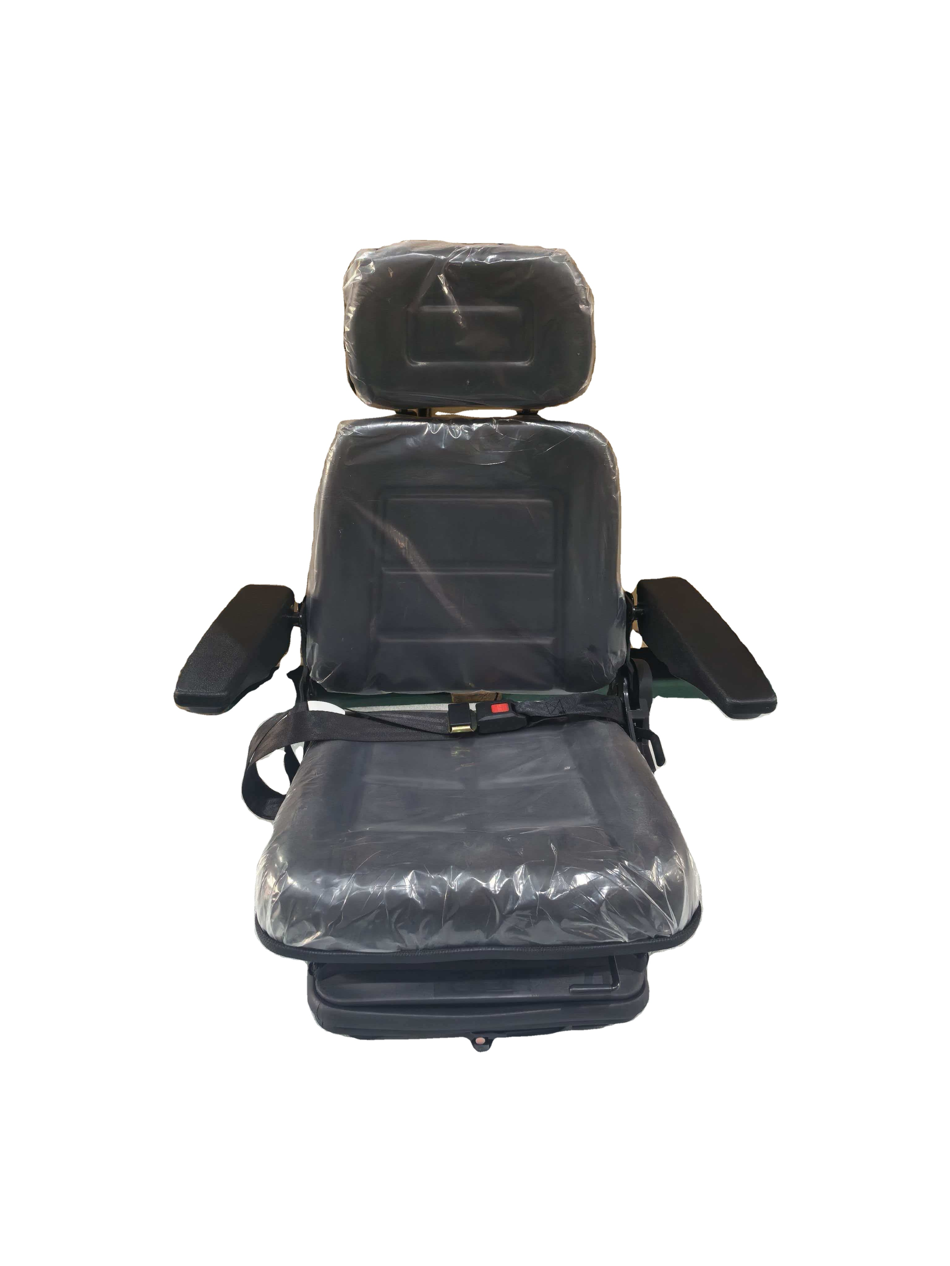 Adjustable Suspension Machinery Seat With Headrest Armrest Safety Belt For Tractor Excavator Forklift Loader FD-801