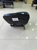 Black PVC Foldable Co-pilot Seat Compact Auxiliary Passenger Seat for Tractor Harvester Loader Excavator Farm Construction Machinery Secondary Seat