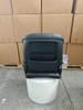 Adjustable Sliding PVC Leather Tractor Seat, Reclining Operator Seat for Forklift Loader Small Construction Machinery FD-823-1