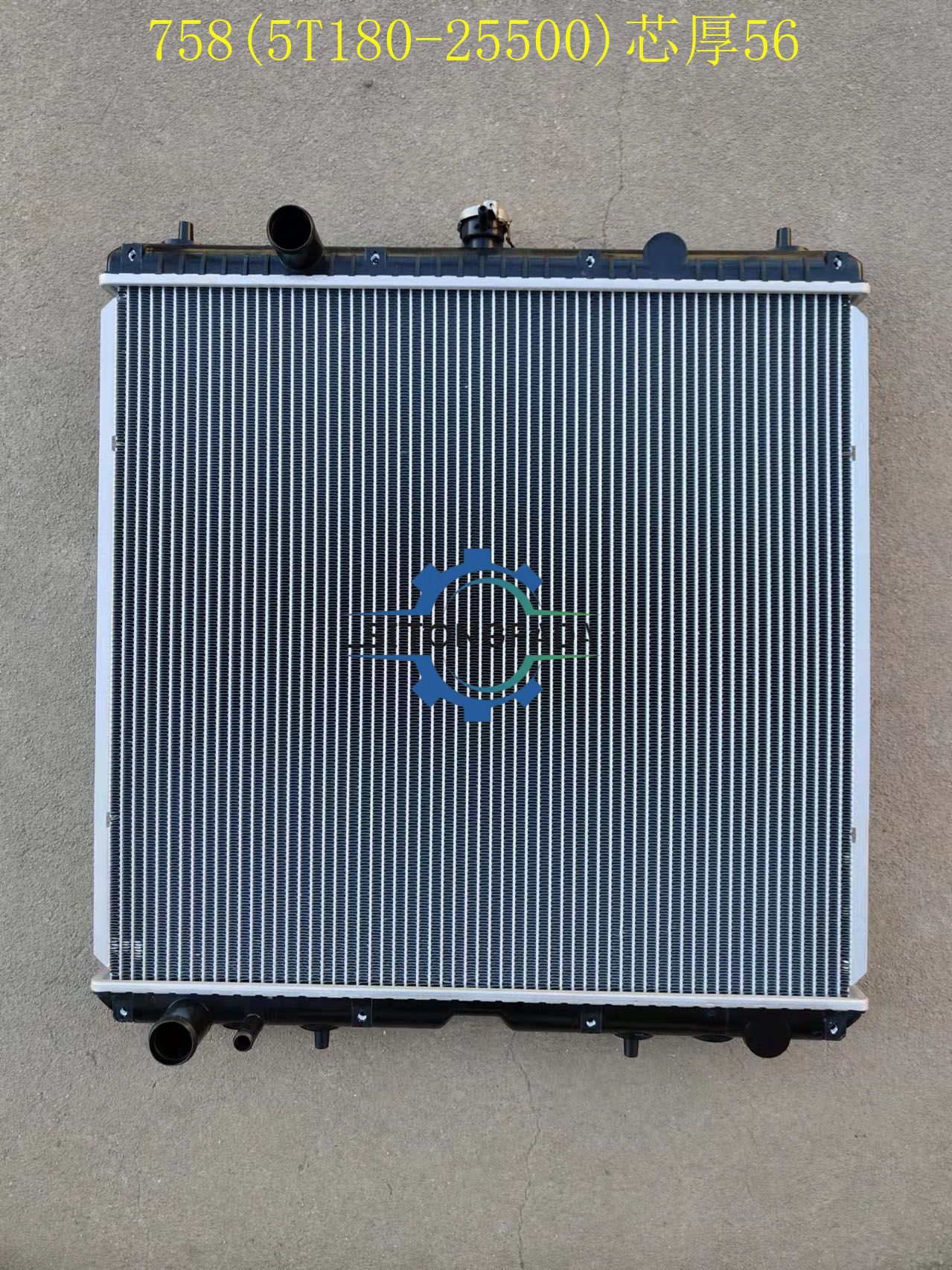 Factory Direct Aluminum Radiator 56mm Core 5T180-25500 For Kubota 758 Combine Harvester Tractor Cooling Water Tank Wholesale