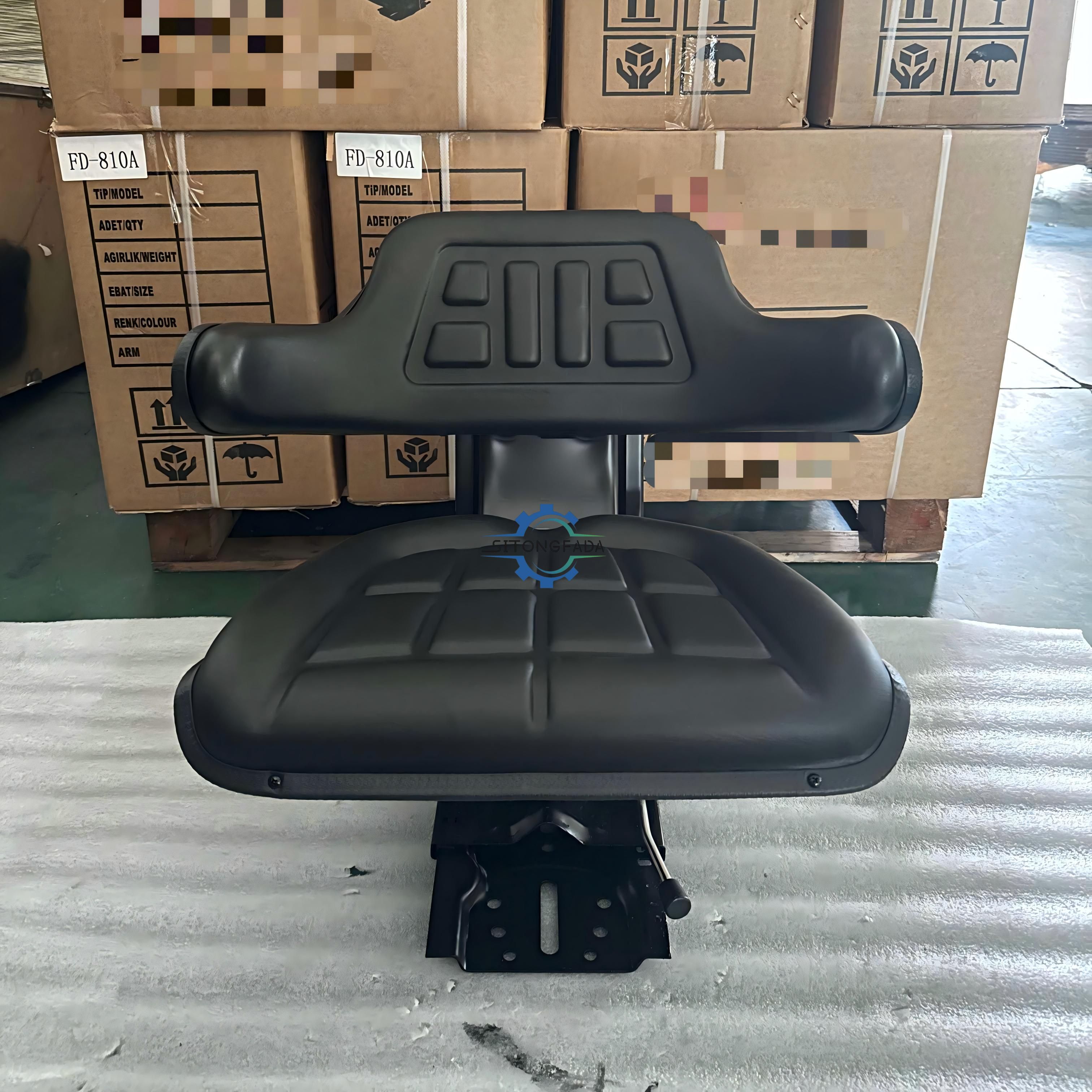 Factory Direct Wholesale Tractor Seat Adjustable Agricultural Machinery Driver Seat for Farm Tractor Loader Harvester FD-810A