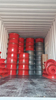 Red Painted Agricultural Tractor Steel Wheel Rim 6 Bolt Holes Heavy Duty Farm Machinery Wheel Hub Replacement Rim for Small Tractor 7-16