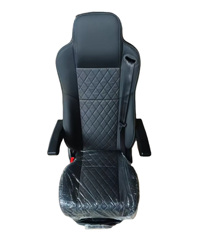 Suspension Tractor Seat With Armrest Integrated Safety Belt, Luxury Driver Seat for Truck Excavator Harvester FD-803