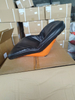 Orange Base Black PVC Mini Machinery Seat, Compact Small Tractor Forklift Driver Seat Without Backrest FD-110