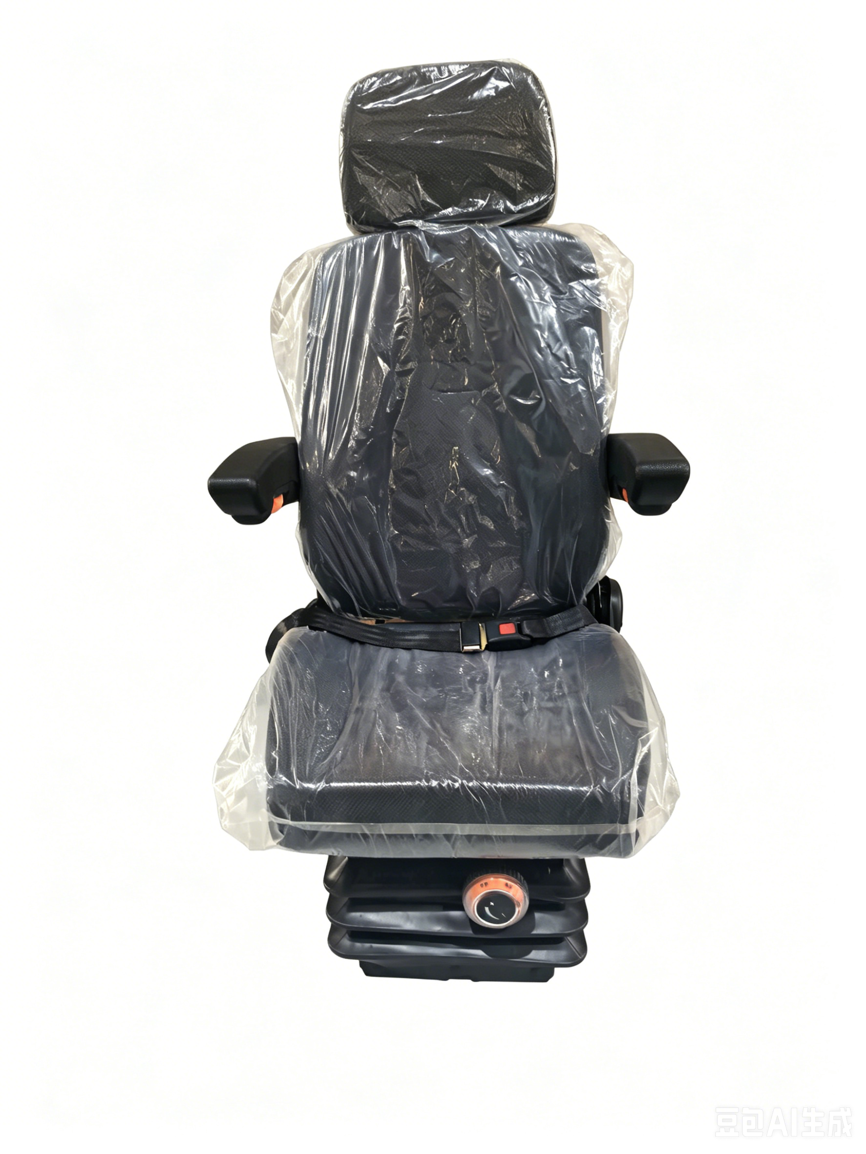 Adjustable Suspension Tractor Seat With Headrest Armrest Safety Belt For Excavator Forklift Construction Machinery FD-869