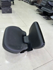 Ergonomic Foldable Auxiliary Co-pilot Seat Black Leather Mini Passenger Seat Bracket Mounted for Agricultural Tractor Engineering Loader Excavator