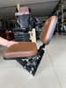 Foldable Passenger Seat Co-pilot Seat with Folding Bracket for Tractor Loader Excavator Agricultural Machinery Auxiliary Seat