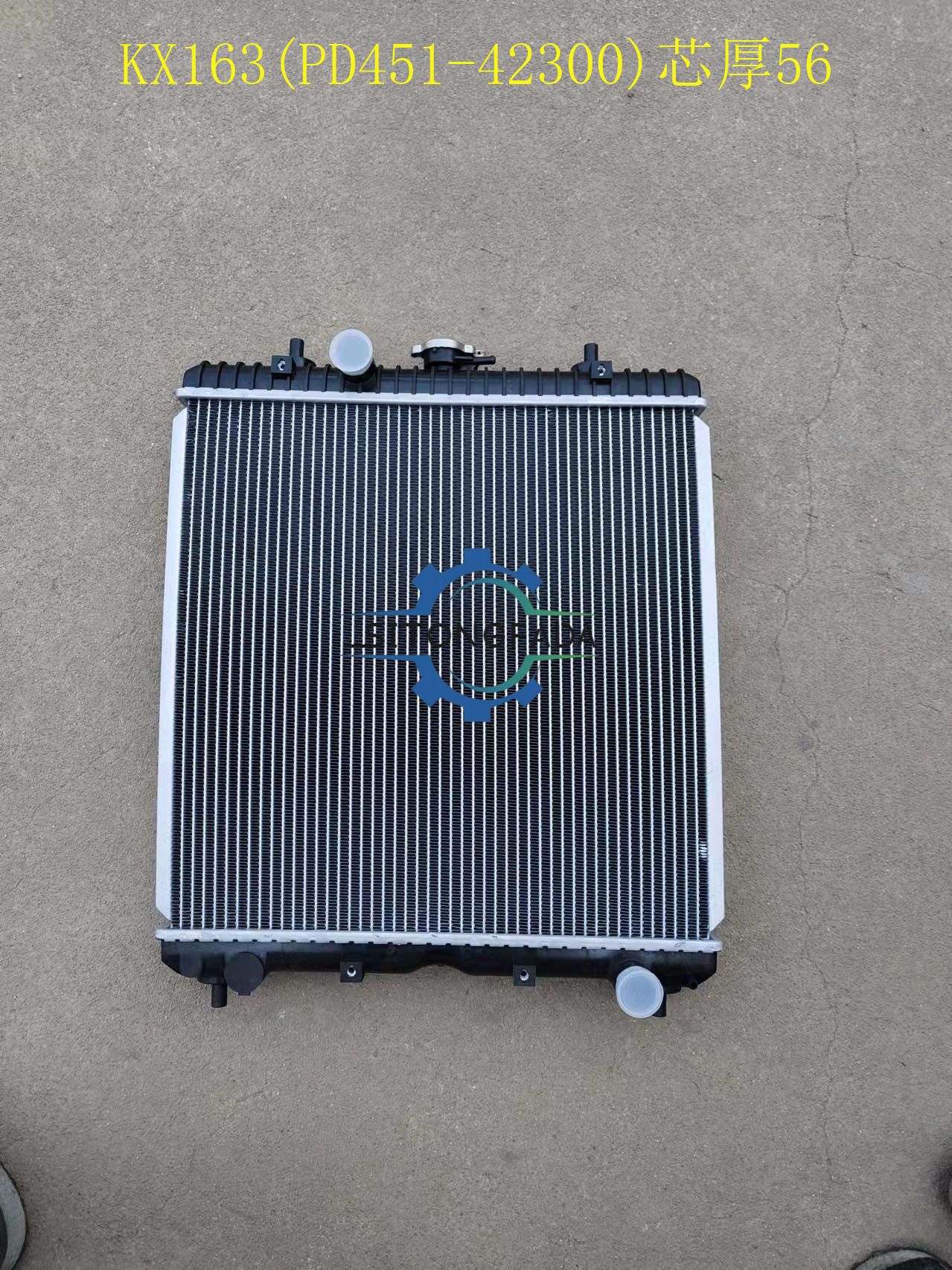 Factory Direct Aluminum Radiator 56mm Core PD451-42300 For Kubota KX163 Mini Excavator Construction Machinery Cooling Water Tank Wholesale