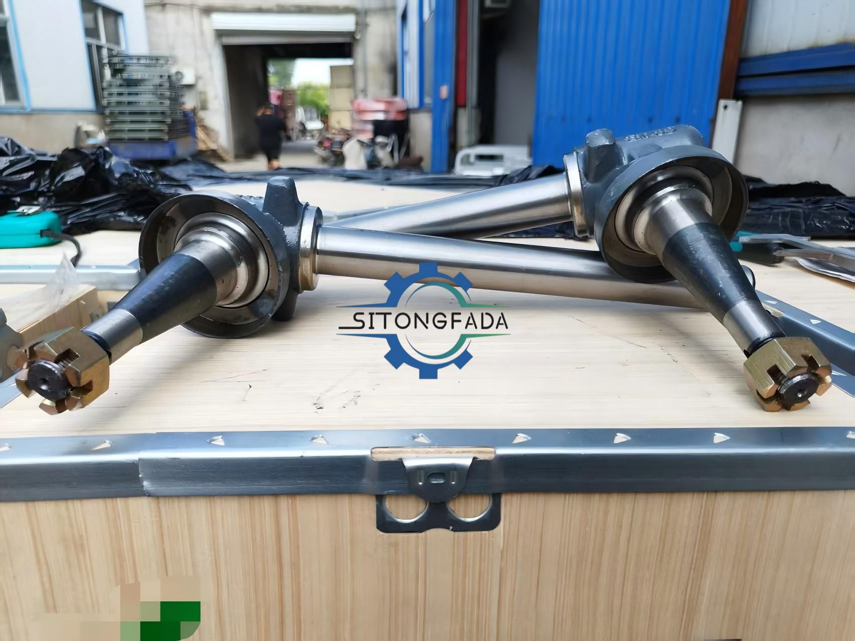 Factory Direct Heavy Duty Forged Steel Tractor Front Steering Axle Spindle Assembly Parts for Farm Agricultural Tractor