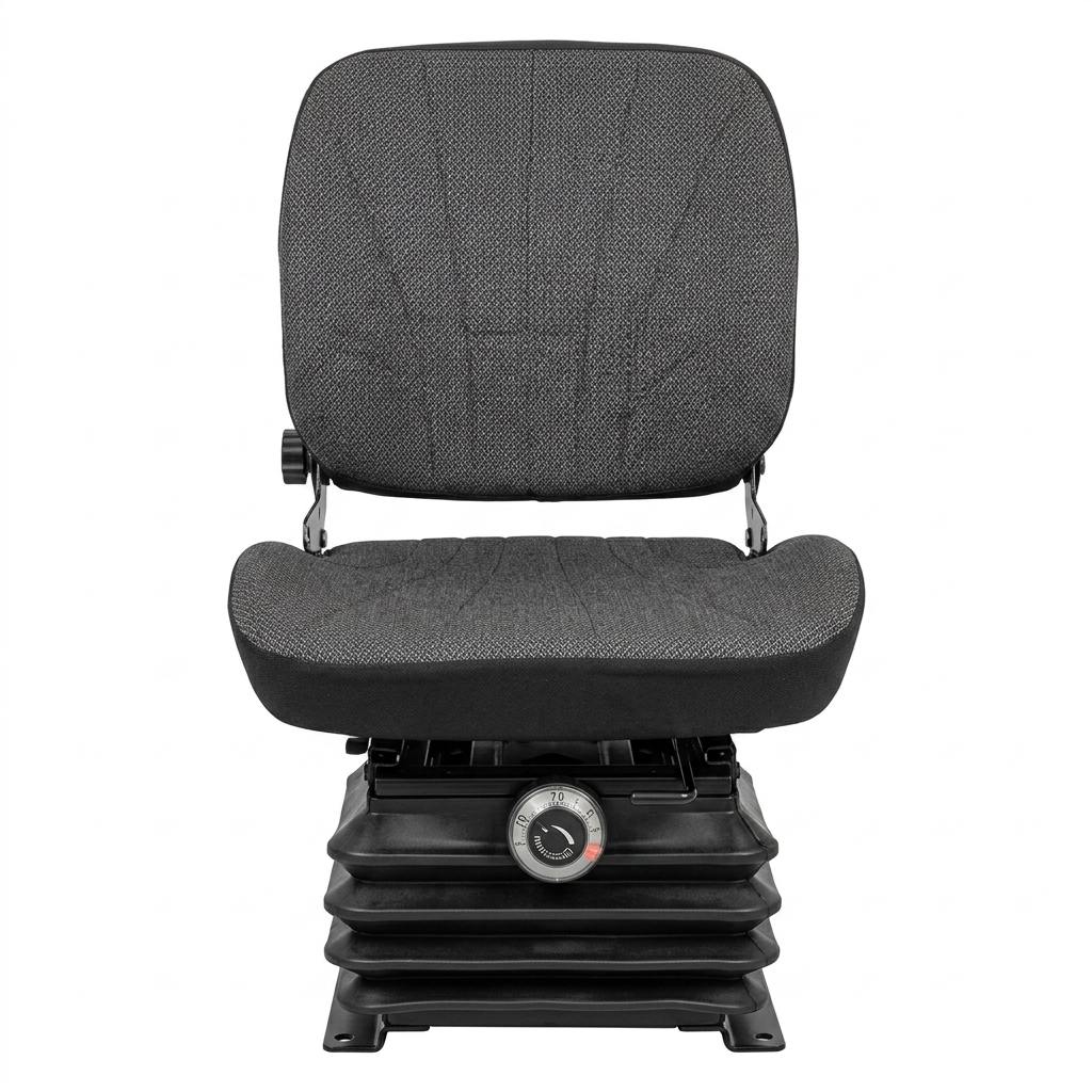 Fabric Suspension Tractor Driver Seat Adjustable Shock Absorbing Seat For Agricultural Harvester Excavator Loader ST-001