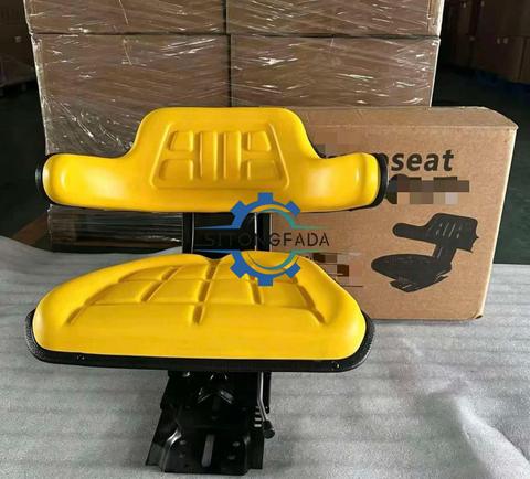 Factory Direct Supply Yellow Mechanical Suspension Tractor Seat With Armrest Universal Seat For Tractor FD-810