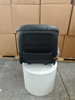 Adjustable PVC Leather Tractor Seat Without Armrest, Reclining Engineering Seat for Forklift Loader Excavator FD-823