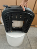 Adjustable Sliding PVC Leather Tractor Seat, Reclining Operator Seat for Forklift Loader Small Construction Machinery FD-823-1