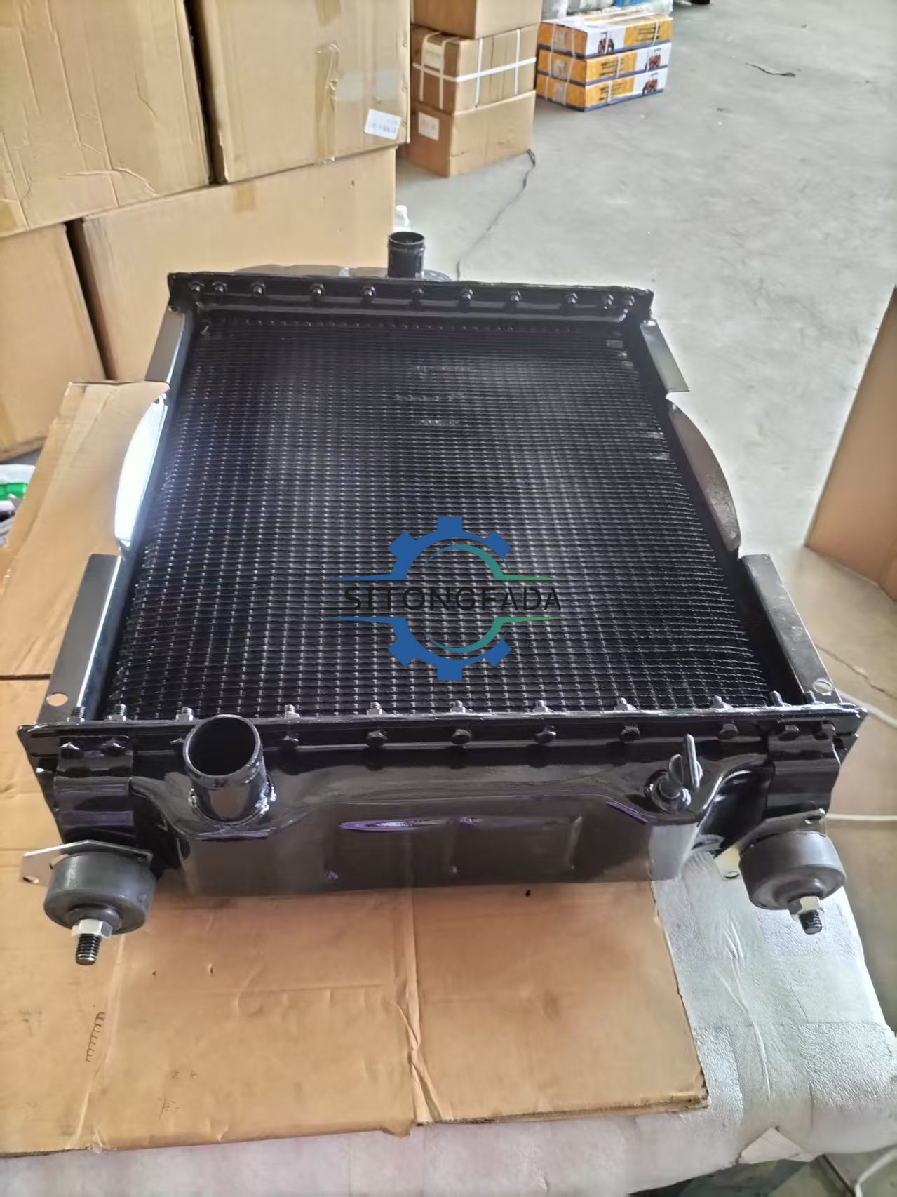 Russia MTZ Belarus Tractor Spare Parts Radiators OEM 70y-1301010 Copper Water Tank 4 Rows Cooler