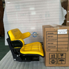 Manufacturer Supply Elastic Cushion Universal Tractor Seat Waterproof Yellow PVC Driver Seat For Various Farm Tractors High Sales Model FD-810