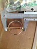 8mm Round Wire Lock Pin, Safety Lynch Pin for Tractor Trailer Farm Machinery, Zinc Plated Quick Release Ring Cotter Pin