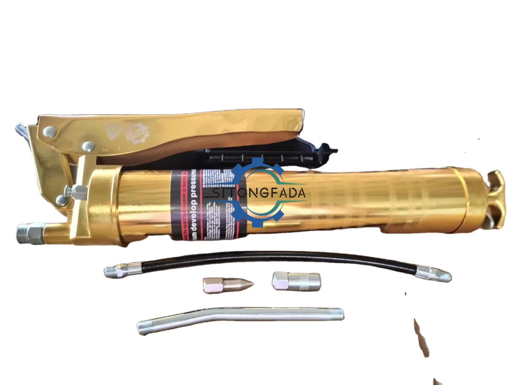 Factory Direct Gold Hand Grease Gun Complete Kit With Box Hot Sale Lubrication Tool for MTZ Farm Tractor Agricultural Machinery