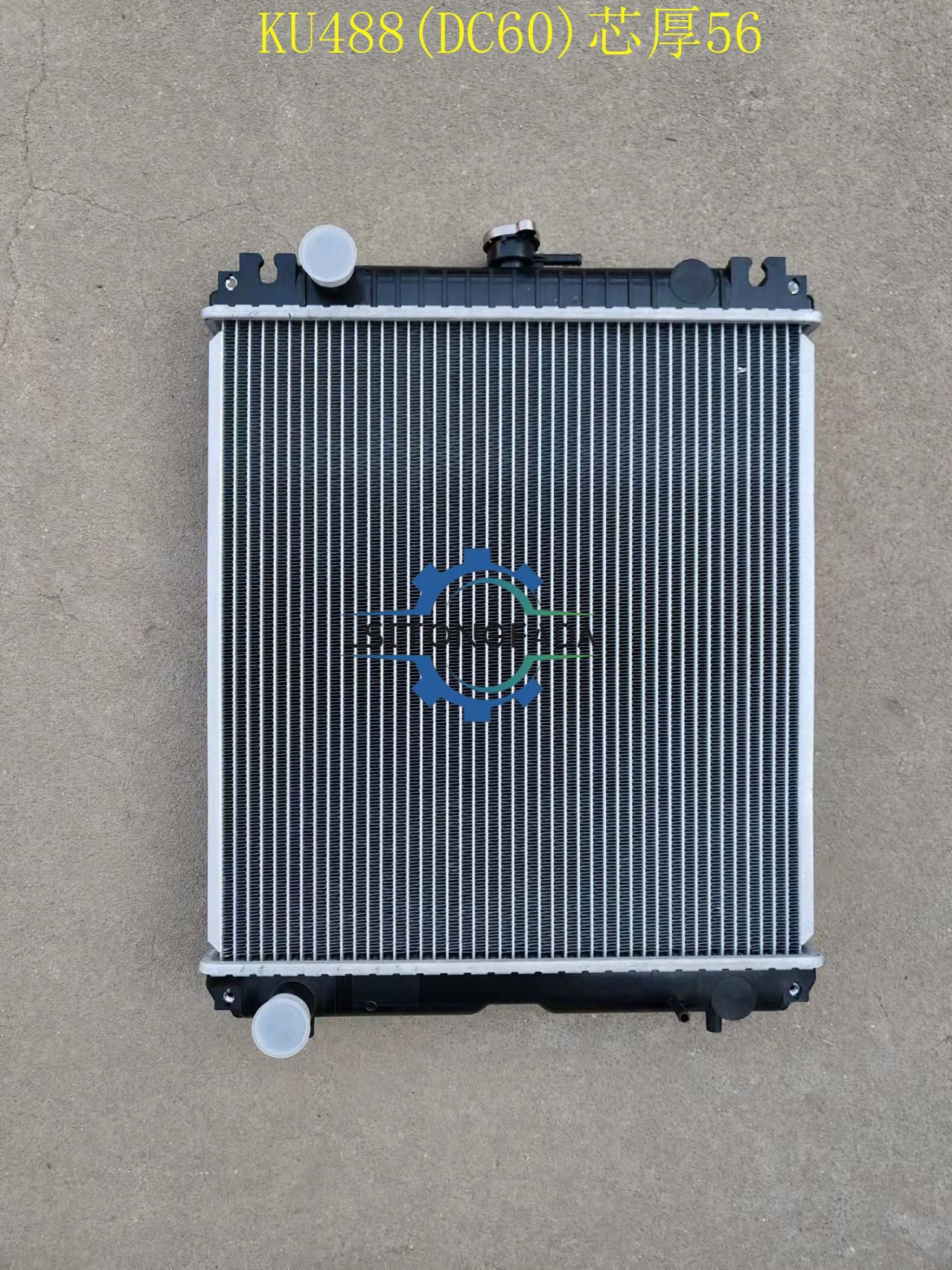 Factory Direct Aluminum Radiator 56mm Core DC60 For Kubota KU488 Combine Harvester Farm Machinery Cooling Water Tank Wholesale