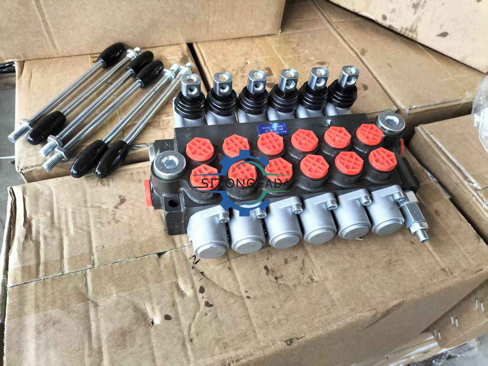 P40 Series Manufacturer Direct Hydraulic Directional Control Valve for Tractors 6 Spool Agricultural Machinery Parts 6P40
