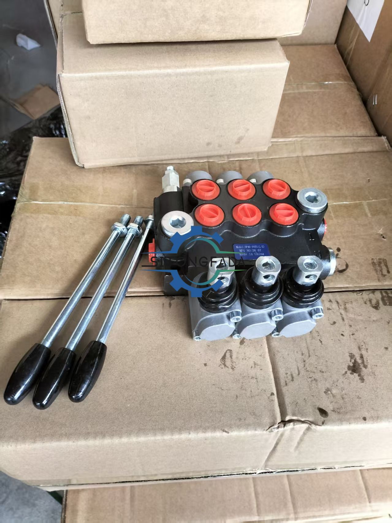 3P40 Factory Direct Supply Hydraulic Directional Control Hydraulic Valve Controller Part Hydraulic Multiple Control Valve Monoblock Control Valve 