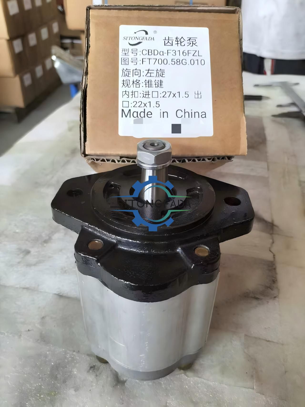 Factory Wholesale CBDA-F316FZL Left Rotation Hydraulic Gear Pump Oil Pump for Lovol Farm Tractor Agricultural Machinery