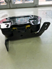 Ergonomic Foldable Auxiliary Co-pilot Seat Black Leather Mini Passenger Seat Bracket Mounted for Agricultural Tractor Engineering Loader Excavator