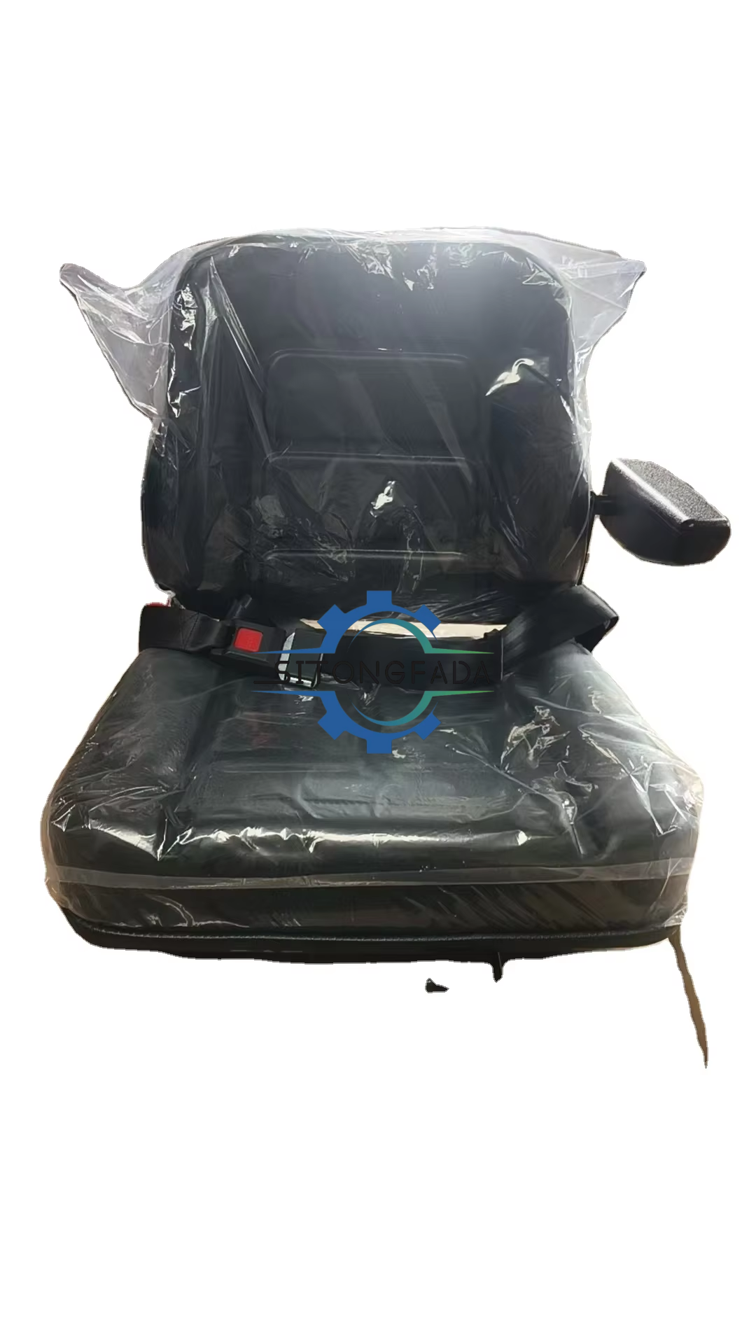 Machinery Seat With Foldable Armrest & Safety Belt for Tractor Forklift Mini Excavator Mower FD-821-2