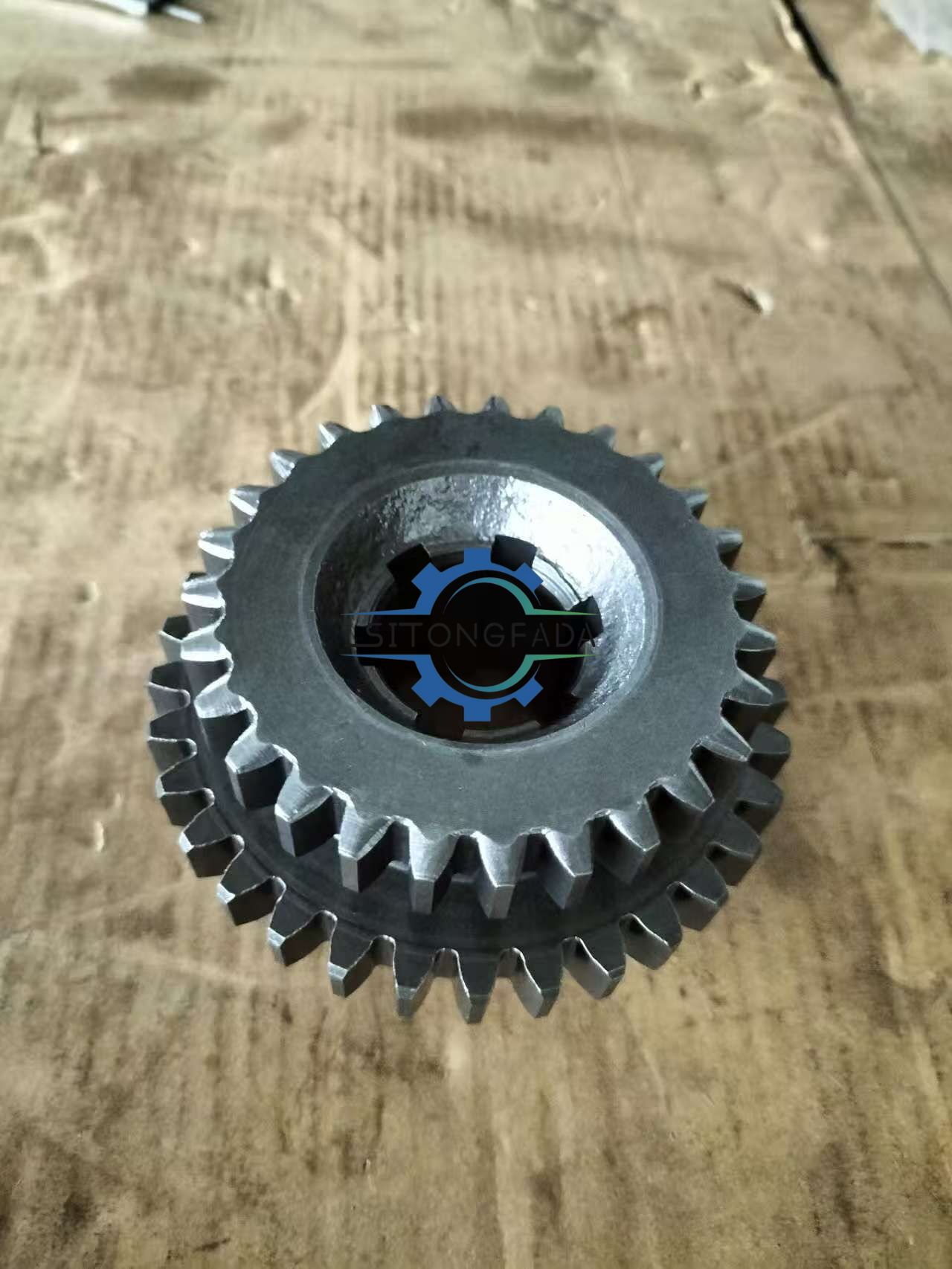 Factory Direct High Hardness Spline Bore Transmission Gear Agricultural Spur Gear Parts for Farm Tractor Gearbox