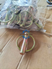 Factory Direct Galvanized Lynch Pin Safety Lock Pin For MTZ Tractor Farm Machinery Three Point Hitch Connection Spare Parts