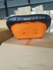 Orange Base Black PVC Mini Machinery Seat, Compact Small Tractor Forklift Driver Seat Without Backrest FD-110