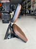 Adjustable Foldable Auxiliary Co-pilot Seat PVC Leather Mini Passenger Seat Bracket Mounted for Tractor Harvester Excavator Loader