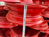 Red Painted Agricultural Tractor Steel Wheel Rim 6 Bolt Holes Heavy Duty Farm Machinery Wheel Hub Replacement Rim for Small Tractor 7-16