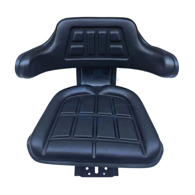 Integrated Armrest PVC Tractor Seat Reclining Operator Seat for Forklift Excavator Small Agricultural Machinery FD-810